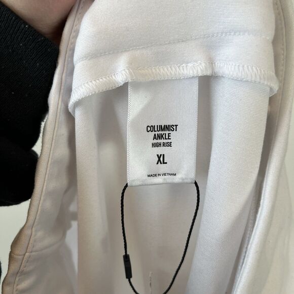 Express Columnist High Waisted Knit Ankle Pants White Women’s Size XL NWT’s - Picture 11 of 15